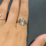 Palm Leaf Rings For Women