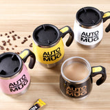 Automatic Self Stirring Magnetic Mug Stainless Steel