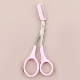 MB Eyebrow Trimmer Scissor with Comb Facial Eyelash Hair Removal