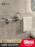 Bathroom acrylic towel rack