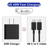 PD 45W Super  USB Type C Cable Fast Charging  Adapter