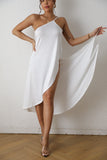 Women Beach Slip Midi Summer One Piece Dress