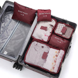 6 Pcs Travel Clothes Storage Waterproof Bags