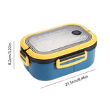 Single Double-layer Lunch Box Portable