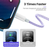 USB C Cable to lightning 20W Fast Charging Cable