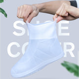 Waterproof Silicone Shoe Cover High Top Rain Boots