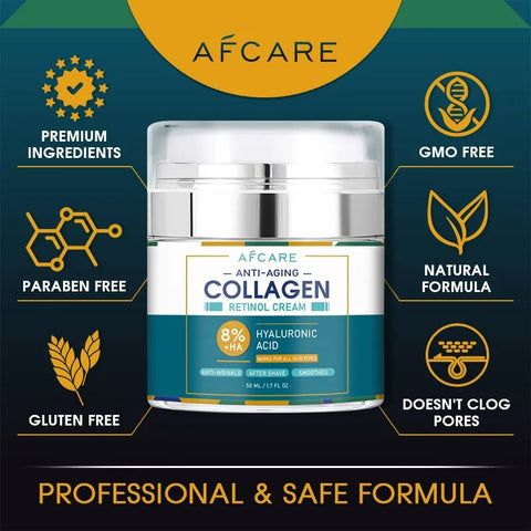 Collagen Anti-Wrinkle Cream Retinol Moisturizer Face Cream