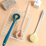 1pc Long Handle Bath Brush Soft Hair Bat