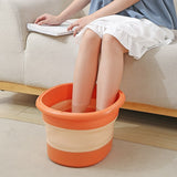 Foldable Foot Bath Bucket Massage Foot Wash