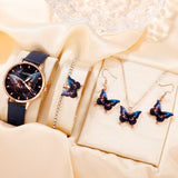 5PCS Set Women Fashion Quartz Watch