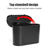 Car Trash Can with Lid Hanging Vehicle