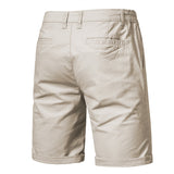 100% Cotton Solid Shorts Men