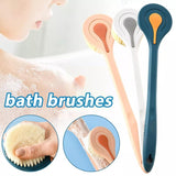 1pc Long Handle Bath Brush Soft Hair Bat