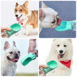 Portable water bottle for pets outdoor