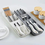 1/2/3PC Cutlery Storage Tray Spoon Storage Drawer Plastic Container Cabinet