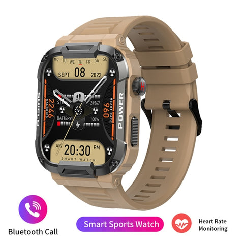 Rugged Military Smart Watch Men