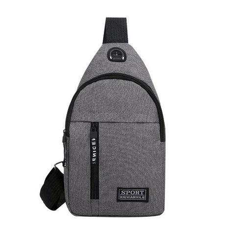 Solid Men Chest Bag