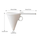 Adjustable Hand-held Baking Funnel Tools Dispenser