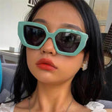 Vintage Square Sunglasses Women