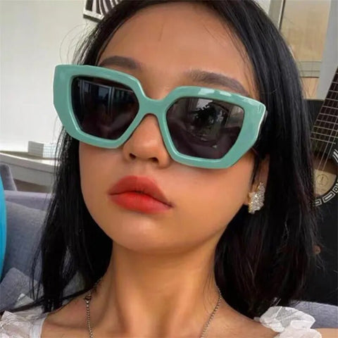 Vintage Square Sunglasses Women