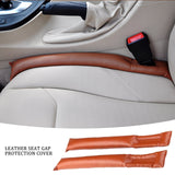 2 Pcs Seals Between Seat And Tunnel For Eco-leather Car