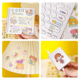 20 Sheets Waterproof Stickers for Kids