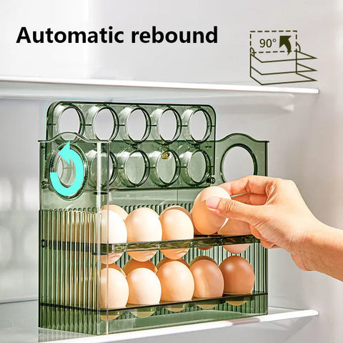 Egg Storage Box Refrigerator Organizer