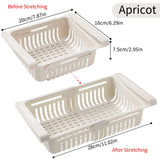 Kitchen Fruit Food Storage Box Plastic Fridge Organizer