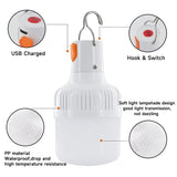 Outdoor USB Rechargeable LED Lamp Bulbs 60W