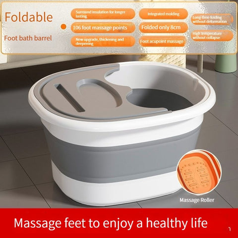 Foot Soaking Bucket Large Capacity Folding Basin Foot Bath