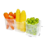 5/3/1Pcs Fridge Storage Box Food Fresh Refrigerator Door Organizer Bins Shelf Basket Fruit Spice Food Container Box Kitchen Case