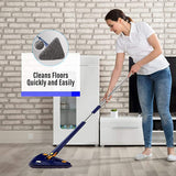 Telescopic Triangle Mop 360° Rotatable Spin Cleaning Mop