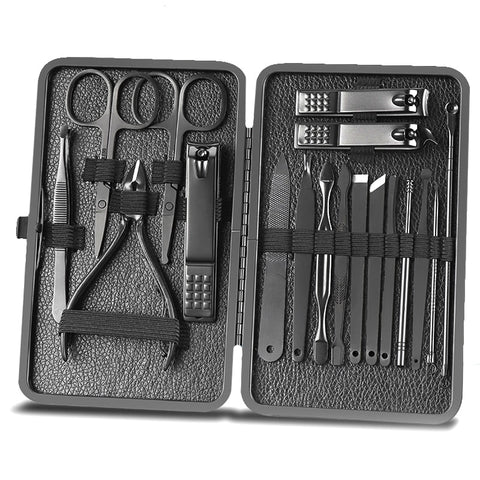 18 PCs Manicure Cutters Nail Clipper Set