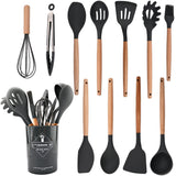 Heat Resistant Silicone Kitchenware Cooking Utensils Set