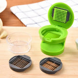 Multi-functional plastic garlic mud press mud press slicer dicing storage