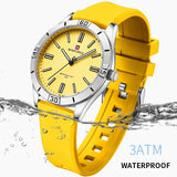 NAVIFORCE Women's Simple Watch  Waterproof Silicone Strap