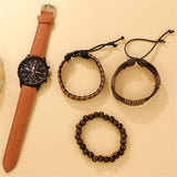 Men Watch Luxury Bracelet Set Fashion