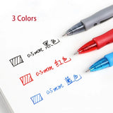 13/30pcs Retractable Gel Pens Set Black/Red/Blue Ink Ballpoint for Writing Refills Office Accessories