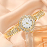 5pcs Dainty Quartz Watch With Jewelry Set