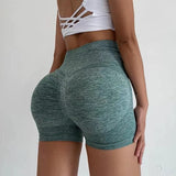 Lady Yoga Shorts High Waist Workout Shorts