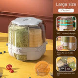 Large Food Storage Container 360° Rotating