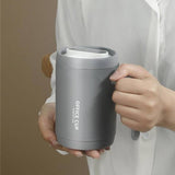 Large Thermal  Grey Portable Office Cup