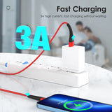 3A Fast Charging USB Cable for iPhone Charger Cord Data Wire