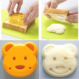 Teddy Bear Sandwich Mold Toast Bread Making Cutter