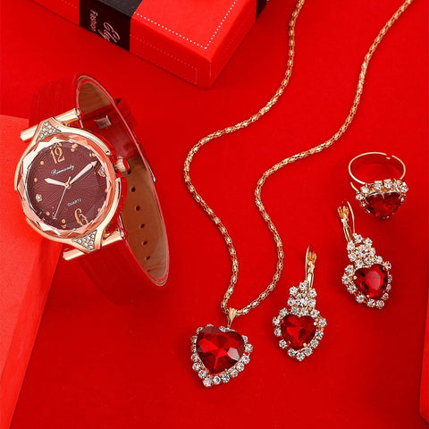 5pcs Set Watches Women