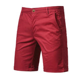 100% Cotton Solid Shorts Men