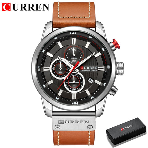 CURREN Date Quartz Men