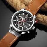 CURREN Brand Watch Men Leather