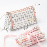 Stationary Pen Storage Bag Pen Pencil Bag Multi Layer Large Capacity