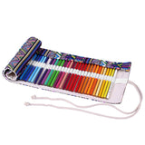 48 Holes Roll Colored Art Pencil Case